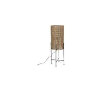 Lampadaire en jute marron, E27, droit, élancé, léger - Dutchbone, Kari - 30x30x95 cm