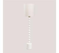 SKLUM Lampadaire en lin Alieta Blanc Gardenia