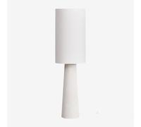 Lampadaire En Lin Et Fibre De Verre Loana Blanc Cassé