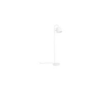 Lampadaire en métal blanc, E27, droit, base ronde étroite, abat-jour petit - Zuiver, Bucklehead - Ø28xH150 cm