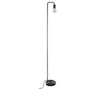 Lampadaire en métal coloris noir - d. 20 x h. 150 cm --
