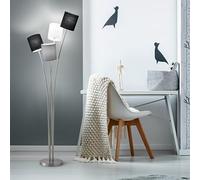 Lampadaire En Métal Contemporain Joke Chrome 4 Lumières E14