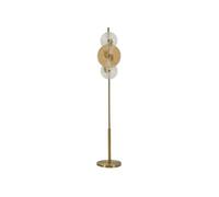 Lampadaire en métal et verre Osaka 30 x 164 cm