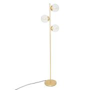Lampadaire droit en métal H162cm doré - Atmosphera Créateur d'intérieur