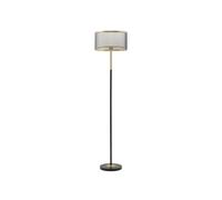 Lampadaire en Métal "Levels" 153cm Noir & Or