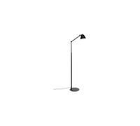 Lampadaire en métal noir, E27, orientable, abat-jour évasé, pied fin, base ronde - Zuiver, Glow - 46x25x143 cm
