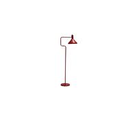 Lampadaire en métal rouge, lampadaire droit, antidérapant - Chehoma, Baltimore - 46x56x141 cm