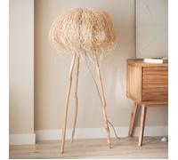 lampadaire en rotin Lasje Naturel