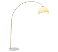 Lampadaire en tissu nordique noir arc lampadaires décoration de la maison atmosphère debout lumière bois grain fer pôle lumières protection des yeux arqué canapé lampe de lecture pour chambre bureau