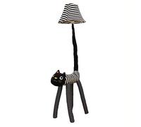 Lampadaire en tissu pour chambre d'enfant - Motif chat noir
