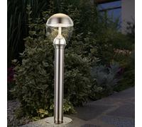 Lampadaire Extérieur Borne Lumineuse Lampe de Jardin Étanche Inox 1 Flammes LED