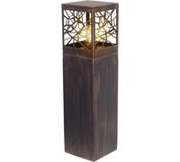 Lampadaire extérieur Brilliant Whitney 60 W marron rouille 59 cm