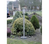 Lampadaire extérieur Brilliant York 60 W acier inoxydable 103 cm