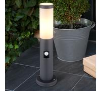 Lampadaire extérieur éclairage de terrasse SENSOR acier inoxydable socle cour luminaire Globo 3158AS