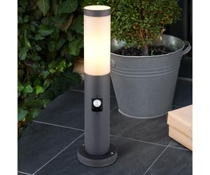 Lampadaire extérieur éclairage de terrasse SENSOR acier inoxydable socle cour luminaire Globo 3158AS
