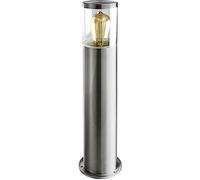 Lampadaire extérieur Heitronic 500682 NAXOS LED E27 acier inoxydable