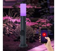 Lampadaire Extérieur Lampe de Jardin Dimmable Smart LED Détecteur Prise