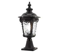 Lampadaire extérieur, Lampe Murale de clôture, Lanterne en Verre, lampadaire de Jardin, lampadaire en Aluminium, éclairage de Rue, rétro, étanche, luminaire décoratif pour Parc, Route, Villa