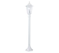 Lampadaire extérieur LATERNA 5 IP44 E27 1X60W en fonte d'aluminium blanc D195mm