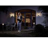 Lampadaire extérieur LEDVANCE 4058075206588 ENDURA® CLASSIC POST L E27 0 W argent