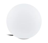 Lampadaire extérieur MONTEROLO IP65 E27 1X40W en matière synthétique blanc D300mm