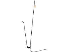 Lampadaire' Extérieur Pois 158 Noir Mat et Blanc