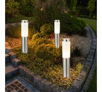 Lampadaire Extérieur Säulenleuchte Jardin Feux de Passerelle Inox 3er Set