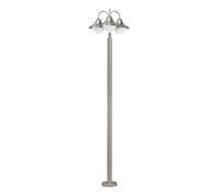 Lampadaire extérieur SIDNEY IP44 E27 3X60W en acier inoxydable D600mm