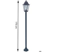 Lampadaire extérieur - Smartwares - 170 cm - Aluminium - IP44 - Vintage