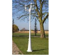 Lampadaire extérieur triple blanc 40245