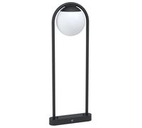 Lampadaire extérieur VECCHIA IP44 E27 1X28W en acier galvanisé noir 320x200x850mm