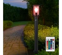 Lampadaire Extérieure Borne Lumineuse RGB LED Télécommande Dimmable Mouvement