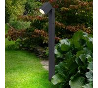 Lampadaire Extérieure Borne Lumineuse Verre GU10 Aluminium Anthracite Spot Pivot