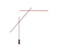 Lampadaire Flamingo 3000K Rouge