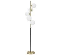 Lampadaire - GLAMY - Métal Doré et Noir - 5 Ampoules - Design Contemporain - Intérieur