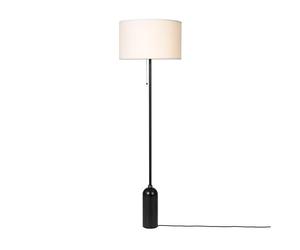 Lampadaire Gravity, Grand , Acier Foncé/ Blanc