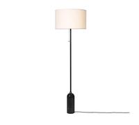 GUBI Lampadaire Gravity marbre noir/blanc