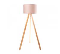 Lampadaire - GreenIce Deco - AYD-1518 - Pieds en bois - Abat-jour en tissu - Beige