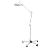 Lampadaire grossissant, grossissement 5x, source lumineuse LED, bras réglable, construction durable