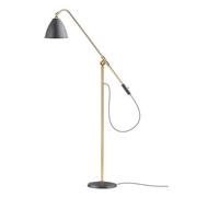 Lampadaire Gubi Bestlite BL4 Gris/ Laiton