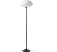 GUBI Lampadaire stemlite Black chrome verre opale 150 cm