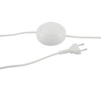 Lampadaire HAITI VELUR en velours et bois, E27, 60W, 138cm de haut