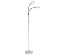 Lampadaire Halo Design Vegas à 2 Bras, Blanc