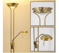 Lampadaire - HOFSTEIN - Roppa - Métal laiton ancien - Intensité variable - Liseuse réglable