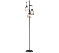 Lampadaire HOMCOM Acier 30x30x170.5cm Noir