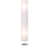 Lampadaire - HOMCOM - lampe sur pied de salon style moderne avec interrupteur chambre décoration - métal - 120 cm - blanc