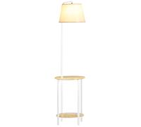 Lampadaire HOMCOM Métal 43x39.5x162cm Blanc