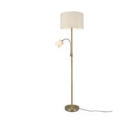 Lampadaire - Hotel - couleur laiton - Hauteur 170 cm - Culot E27