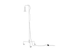 Lampadaire Hübsch Ido Gris Clair