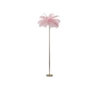 Lampadaire Imitation Plume ""Palm"" 160cm Or & Rose